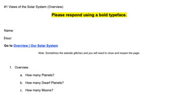 Preview of Views of the Solar System (Overview)