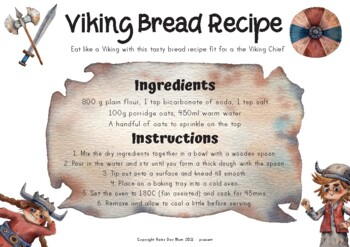 Preview of Viking Bread Recipe Card
