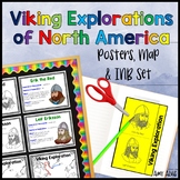 Viking Exploration of North America Poster Map and Interac