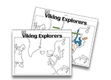 Viking Explorers Settlements and Homeland Map with ANSWER KEY