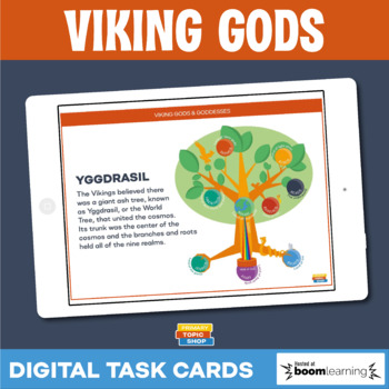 Preview of Viking Gods • Boom Cards • Distance Learning