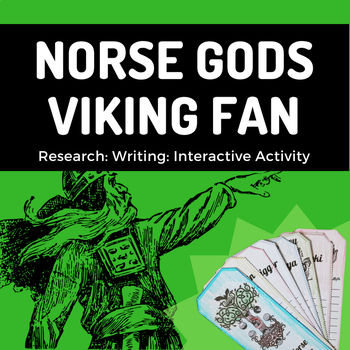 Preview of Viking Gods Fan (Interactive Notebook)
