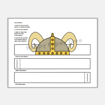 Viking Printable Template  Free Printable Papercraft Templates