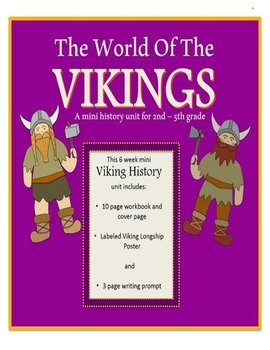 Preview of Viking History - Mini Unit 3rd - 5th Grade