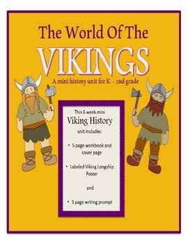 Preview of Viking History - Mini Unit K - 2nd Grade