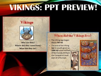 Preview of Viking Lesson Plan High School