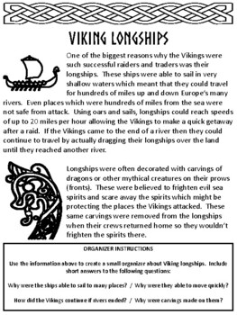Preview of Viking Longships - Free Organizer