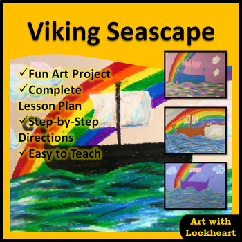 Preview of Viking Seascape Drawing Activity
