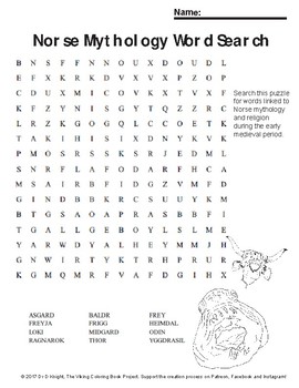 viking themed word searches by the viking coloring book project tpt