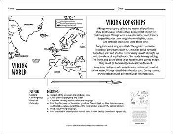 Viking Travels - Interactive Viking Longship Model with Viking World Map