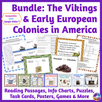 Preview of Viking and Early European Colonies in North America BUNDLE
