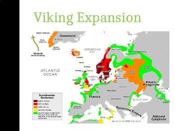 Map Showing the Sources of Viking Trade Goods • MyLearning