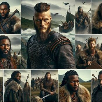 Preview of Vikings (2013-2020) Seasons 1-6 Viewing Guide: Summary/Vocabulary/Questions