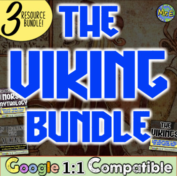 Preview of Vikings Activity Bundle for Viking Culture, Mythology, Norse Gods