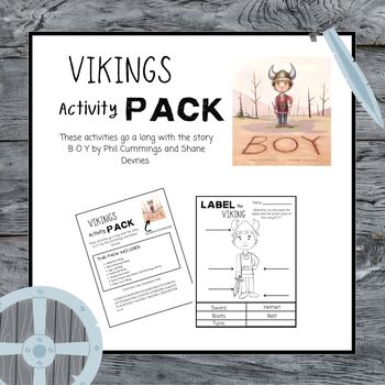 Preview of Vikings Activity Pack