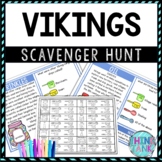 Vikings Activity - Scavenger Hunt Challenge - Gallery Walk