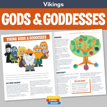 Preview of Viking Gods and Goddesses