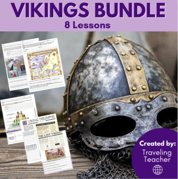 Preview of Vikings Bundle: Mini Unit of 8 Lessons: Reading Passages and Activities