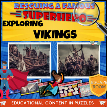 Preview of Vikings History Escape Room