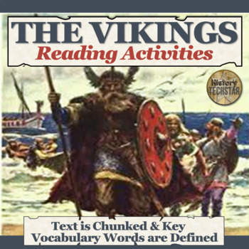 Preview of Vikings Reading Passages & Activities