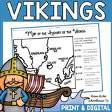 Vikings Unit | Easel Activity Distance Learning