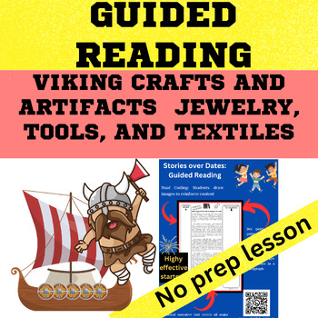 Preview of Vikings - Viking Crafts and Artifacts Jewelry, Tools, and Textile Guided Reading