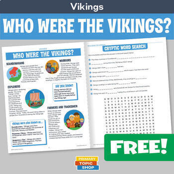 Preview of Who Were The Vikings? - FREE