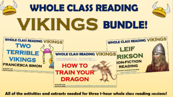 Preview of Vikings - Whole Class Reading Bundle!