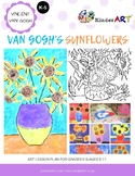 Vincent Van Gogh's Sunflowers Lesson Plan with Worksheets
