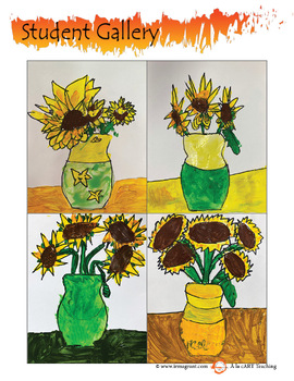 vincent van gogh sunflowers for kids