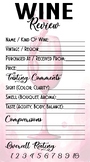 Vineyard Chronicles Wine Review - 1 page template