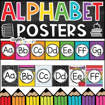 Preview of Vintage Alphabet Posters