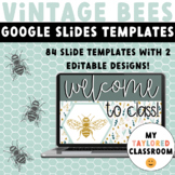 Vintage Bee Google Slides Templates-| EDITABLE | Distance 