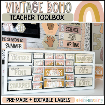 RETRO REWIND Teacher Toolbox Labels