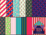 Vintage Circus Digital Backgrounds