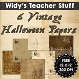 Vintage Halloween Background Papers Clip Art Freebie - Cli