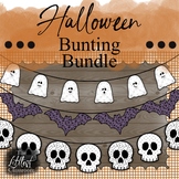 Vintage Halloween Bunting Bundle | Halloween Classroom Dec