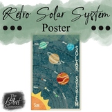 Vintage Solar System Poster | Educational Retro Outer Spac