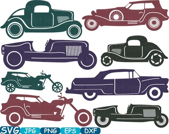 Download Vintage Sport Cars Monogram Clip Art Hot Rod Antique Car Clipart Gear 315s