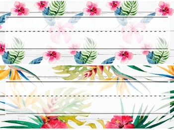 Preview of Vintage Tropical Name Plates