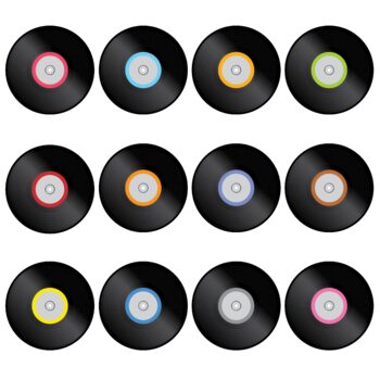 Vinyl Record Clipart by Kiddie Resources TPT
