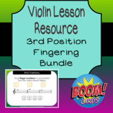 Violin 3rd Position Boom Card Bundle