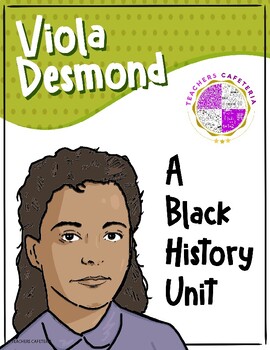 Preview of Viola Desmond - Black History Month Activity