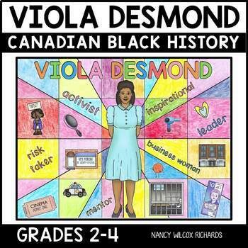 Preview of Viola Desmond Bulletin Board Display | Black History in Canada Art Project