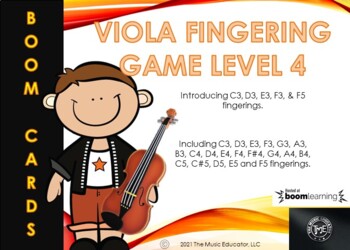 Preview of Viola Fingering Game - Level 4