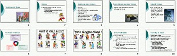 Preview of Violence Abuse Smartboard Notebook Presentation Lesson Plan