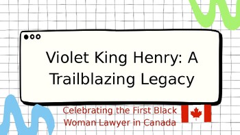 Preview of Violet King Henry: Trailblazer in Law - A PowerPoint Presentation