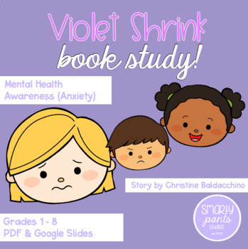 Preview of Violet Shrink - Book Companion - Mental Wellness / Mental Health Awareness