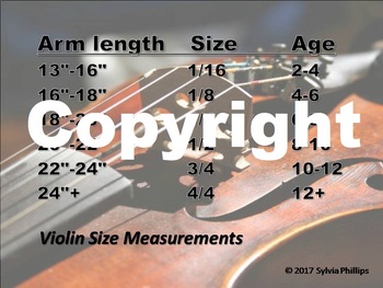 Violin Size Chart By Age