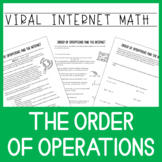Viral Internet Math--Order of Operations (with Distance Le
